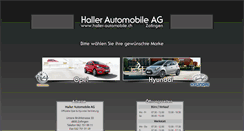 Desktop Screenshot of haller-automobile.ch